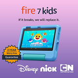 Fire 7 Kids tablet (newest model) ages 3-7. Top-selling 7" kids tablet on Amazon