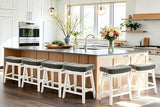 RNKSFX Counter Height Bar Stools Set of 6 for Kitchen Counter