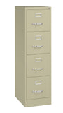 Commercial 4 Drawer Letter Width Vertical File Cabinet, 22