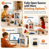Entina Tina2C 3D Printer for Kids & Beginners, Fully Assembled Starter Mini 3D Printer