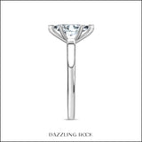 Dazzlingrock Collection 0.50 Cttw Marquise Lab Grown White Diamond V-Prong Solitaire Engagement Ring for Women in 925 Sterling Silver, Size 5.5