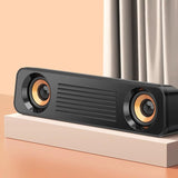 BXNSDFS Wired Portable Speaker Soundbar Surround Loudspeaker Sound Box Music Player for TV Computer Laptop