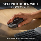 Logitech Wave Keys MK670 Combo, Wireless Ergonomic Keyboard with Signature M550 L Wireless Mouse