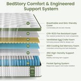 BedStory 13 Inch Firm Full Mattress