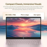 HP 2026 Laptop, Customized 8GB RAM, 256GB SSD+128GB UFS, Intel N150 CPU