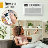 Whirlpool 14,000 BTU 230V Through-the-Wall Air Conditioner with Supplemental Heat, Dehumidifier and Remote, Wall AC Unit for Apartment, Living Room and Large Rooms up to 700 Square Feet in White