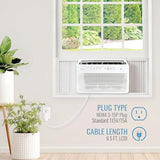 Keystone Energy Star 12,000 BTU Window Mounted Inverter Air Conditioner with Quiet, High Efficiency Operation and Remote, Window AC Unit for Apartment, Living Room, Medium-Large Rooms up to 550-Sq.Ft.