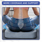 ComfySure Seat Cushion Extra Large - Firm Memory Foam Chair Pad for Recliner, Wheelchair, Office Chair, Stadium 19”x17”x3”