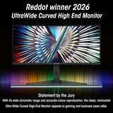 Amzfast 34 Inch 240Hz Curved Gaming Monitor UWQHD (3440x1440), AMZG34C8 Pro