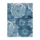 Anji Mountain Rug'd Office Chair Mat for Carpet & Hardwood Floor - Jacquard Woven, Anti-Slip Backing, Low Pile