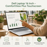 Dell 16 Touchscreen Laptop DC16251, Intel Core 7 150U(Up to 5.4GHz)