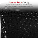 Leisure Craft 32 Gallon Commercial Outdoor Trash Can, Metal