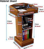 Lecterns Podium Podium Stand Podium Stand Church Pulpits Large Storage Area Lecterns Office Home School