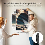 BSIMB 32 Inch Large Digital Picture Frame, Touchscreen 64GB 1920x1080 FHD WiFi Photo Frame Electronic Display Remote Control, Share Pictures/Videos via Free App/USB/SD Easy Setup Gifts for Mom, White