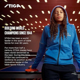 STIGA Outdoor Table Tennis Table – All-Weather Waterproof Aluminum Ping Pong Table with Net & Post, QuickPlay Assembly, 108" L x 60" W x 30" H