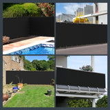 Kesfitt Chain Link Fence Privacy Screen 6x50FT, 90% Privacy Outdoor Fence Cover with Brass Grommets