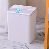 BXFIRS Home Intelligent Sensing Garbage Bin Living Room Kitchen Bedroom Bathroom ABS Trash Can