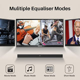 SYLVOX Elf S2 Soundbar, Bluetooth Sound bar for TV IP65 Waterproof, 60W TV Speaker with 3D Surround Sound, Movie/News/Music Mode, Wireless Connection, HDMI ARC, Music Streaming, Wall Mountable
