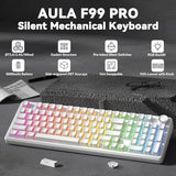 Wireless Mechanical Keyboard-Silent Version,BT5.0/2.4GHz/USB-C Hot Swappable Custom Keyboard