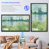 64GB 32" Large Digital Picture Frame, Uhale WiFi Electronic Photo Frames with 1920 x 1080 FHD IPS Screen