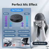 USB Speakerphone, M1A Zoom Certified AI Mics 360°Voice Pickup USB Type C-A Plug & Play Computer Speakers with Microphone