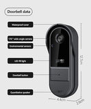 Winnes Doorbell Camera Wireless No Subscription Video Doorbell with Camera 1080P with Screen,Two-Way Audio