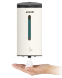 AIKE Wall Mount Automatic Foam Soap Dispenser 25 OZ Commercial Large Capacity Stainless Steel Model AK1205FA(Matte White)