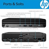 HP Pro Mini 400 G9 Desktop Computer, Intel i5-12500T, 16GB RAM, 512GB SSD