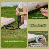 Freein 4" Drop Stitch Camping Sleeping Pad, Inflatable Air Mattress with Firm 7 PSI Support, Fast Inflation Portable Tent & Car Camping Bed, 76" x 51"
