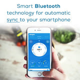 Beurer BF720 Smart Scale for Body Weight, Body Fat, Body Water & More – 400 lb Capacity, Bluetooth App, Calorie Data, User Recognition, XL LCD Display, Glass Digital Bathroom Scale – Grey