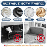 NEWPAII 16PCS Large Anti Cat Scratch Furniture Protector for Sofa, Doors, Couch Corner Protectors from Cats Claws Scratching, Heavy Duty Anti-Claw Shield for Fabric Sofas