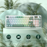 K719 Wireless Gasket Gaming Keyboard w/Hype Screen & Knob, 95 Keys Mechanical Keyboard