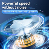 Laptop Cooling Pad - 11 High Speed Turbo Fans Ultra Quiet Laptop Cooler Stand with RGB Lights Digital Display