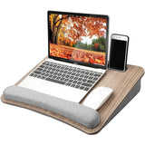 Laptop Lap Desk - Portable Lap Desk with Pillow Cushion, Fits up to 15.6 inch Laptop