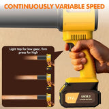 OGERY Brushless Leaf Blower Cordless with Lights, Powerful Electric Leaf Blowers with 2 x 3.0Ah Batteries & Fast Charging, 700CFM 900G Wind Pressure Handheld Blower for Lawn Care Yard Garden, Yellow