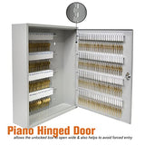 BankSupplies STEELMASTER Key Holder Cabinet - 200-Key Cabinet - 200 Easy-to-Write-On Key Tags