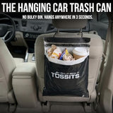 Tossits Recycled Disposable Car Trash Bags – Leakproof, Smell Proof Hanging Garbage Bags for Car, Truck, SUV, RV & Vehicle