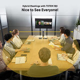 180 4K Panoramic Video Conference Camera w/ 180° & 120° View, Premium Webcam, Full Room Coverage, AI Auto Framing