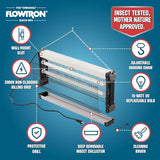 Flowtron Indoor Bug Zapper: 3000V Electric Insect Killer & Mosquito Trap - 1000 Sq Ft Coverage - 30W Dual UV Light Fly Zapper for Kitchen, Bedroom, RV & Restaurant - Safe Gnat & Moth Killer
