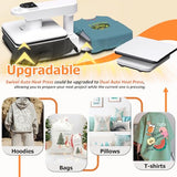 Dual Auto Heat Press Machine for T-Shirts, 360° Swing Away Heat Press with Auto Press Release for Sublimation Pillows