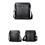 Leather Crossbody Bag Leisure Men's Large Capacity Vertical Payment Fashion Shoulder Top-grain