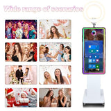 Mirror Photo Booth Machine with 32in Interactive Touch Screen and Flight Case