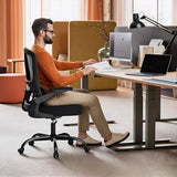 MINILIVE Mesh Office Chair, 300 lb Ergonomic Desk Chair with Flip Arms
