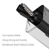YMGSCC Black White Professional Electric Sharpener Pencil Electric Heavy Duty Mechanical