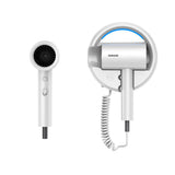 Hotel Wall Mount Hair Dryer for Bathroom with Night Light, 110V, Quiet, Overheat Protection, Negative Ion Technology