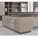 ABHNUGFS Study Writing Table PC Desks Boss Office Desk Manager Modern Executive Supervisor(160 * 80 * 75cm)