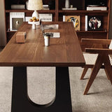 BGGJJ Computer Desk Solid Wood Walnut Color Simple Furniture, Suitable for Home Study Boss Office
