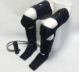 FinityPro FSA Air Compression Leg Massager for Circulation and Pain Relief, Full Leg Compression Boots with Adjustable Extension Straps for Foot Calf Thigh, 3 Modes & 20-Min Auto Shut-Off