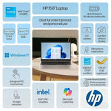 HP Latest 15.6" FHD Touchscreen Laptop for Business and Student | Intel 13th 8 Cores i3 CPU (Beat 11th i5) | 8GB RAM