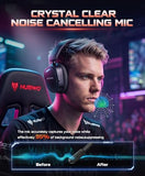 Wireless Gaming Headset for PS5, PS4, PC, Laptop, Mac, 3 in 1 Gaming Headphones with 7.1 Surround Sound